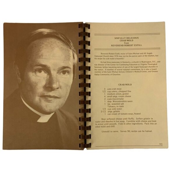 Media Rare Cookbook Favorite Recipes from Dallas TX Personalities 1979 Spiral - Picture 9 of 13